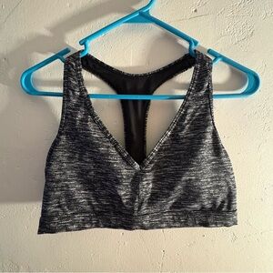 NWOT Victoria Sport Heathered Black Women's Sports Bra size Large